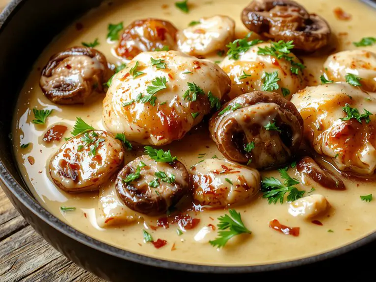 The Best Homemade Chicken and Mushroom Recipe 2