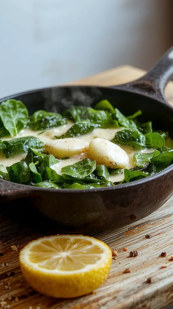 The Best Homemade Spinach and Cream Recipe 1 creamy spinach delight dish