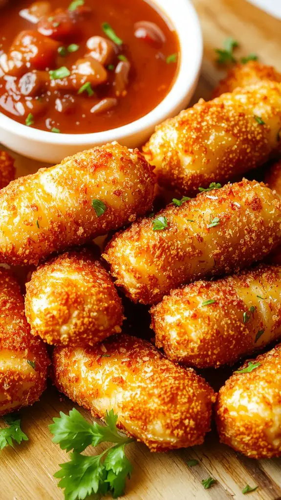 The Best Homemade Mozzarella Sticks Recipe 3 crispy golden fried perfection