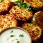 crispy golden zucchini slices
