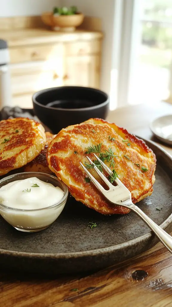 The Best Homemade Potato Pancakes Recipe 3 crispy hot serve immediately