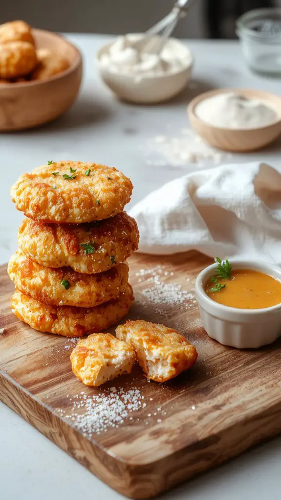 The Best Homemade Chicken Nugget Recipe 3 crispy parmesan coated chicken nuggets