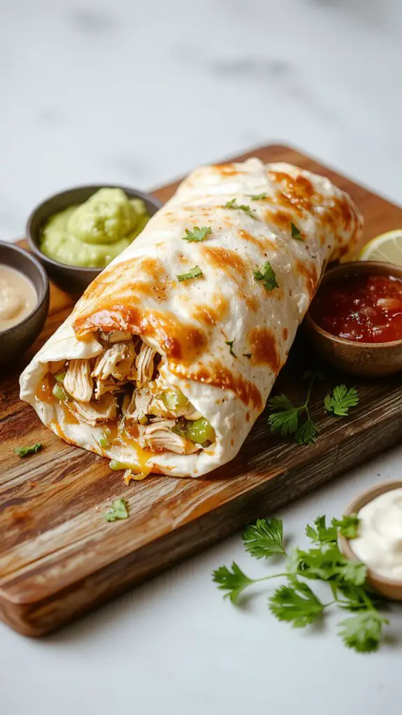 The Best Homemade Chimichanga Recipe 3 drain garnish serve flexibility