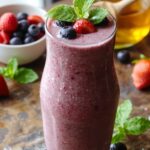 healthy homemade fruit blend