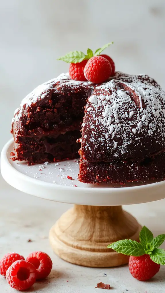 The Best Homemade Flourless Chocolate Cake Recipe 3 perfect chill for texture