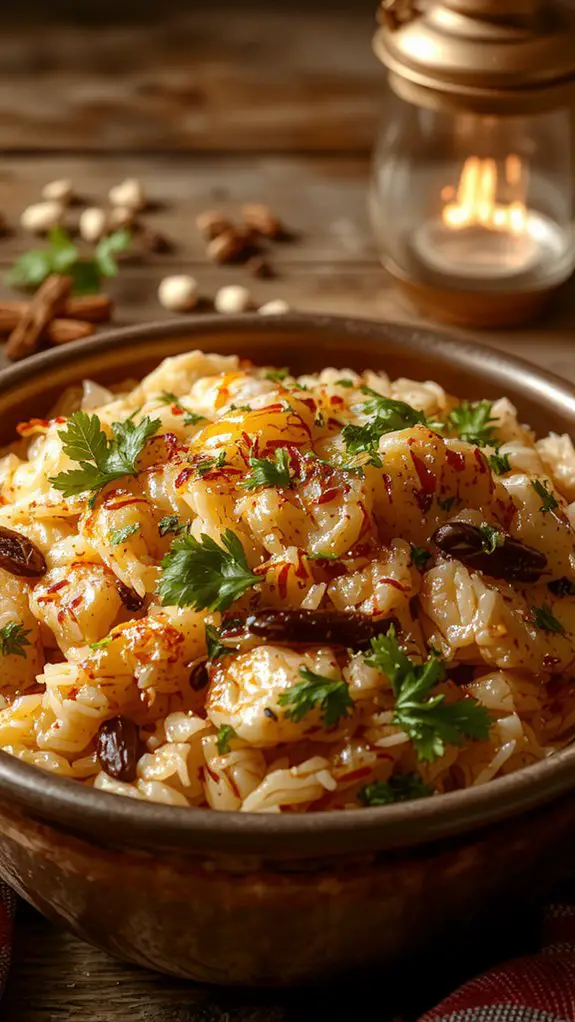 The Best Homemade Biryani Recipe 3 rest fluff garnish serve