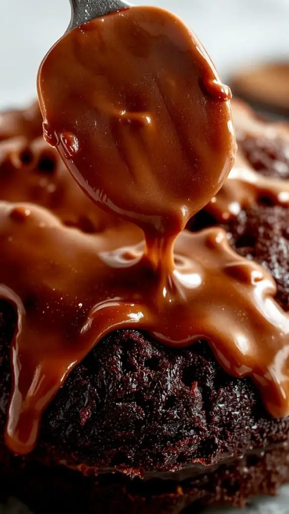 rich creamy chocolate topping
