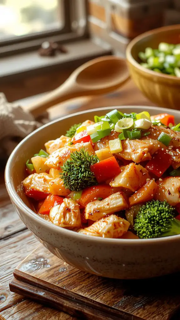 The Best Homemade Chop Suey Recipe 3 serve hot with garnish