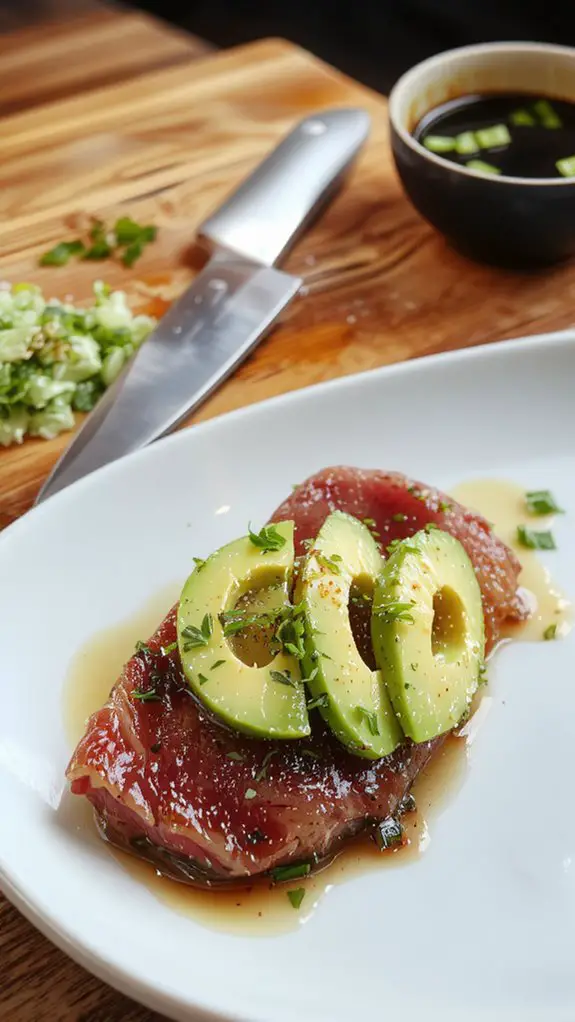 The Best Homemade Ahi Tuna Steak Recipe 3 slice thinly against grain