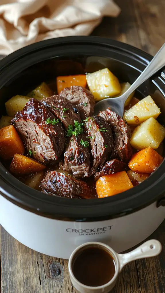 The Best Homemade Crockpot Roast Recipe 1 slow cooked beef roast