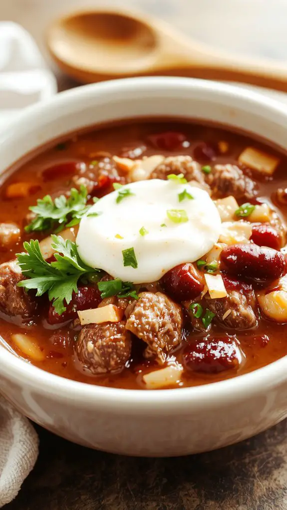 The Best Homemade Slow Cooker Chili Recipe 1 slow cooker chili recipe