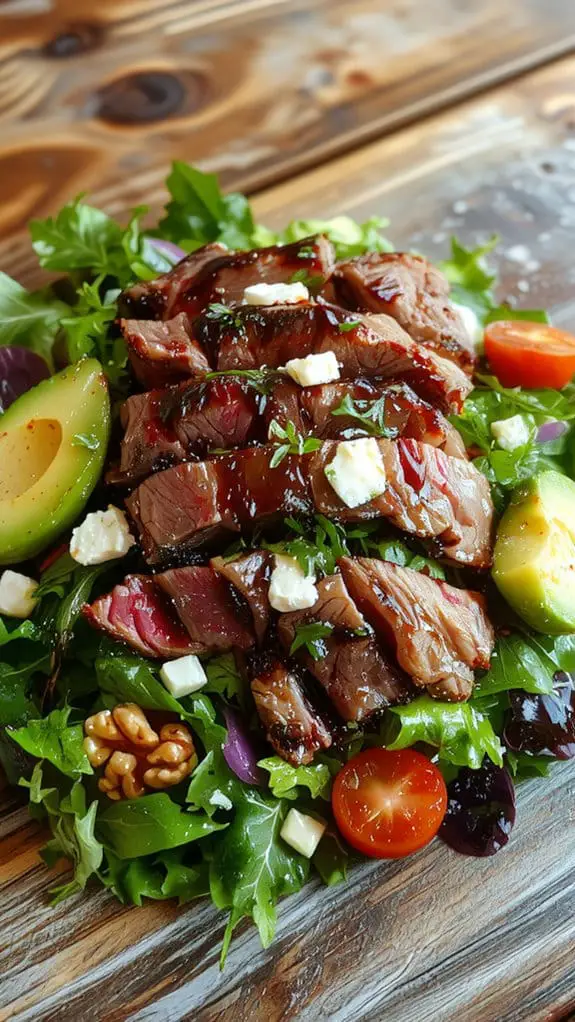 steak salad homemade recipe